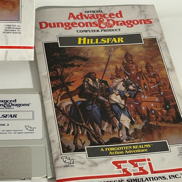 Advanced Dungeons & Dragons Hillsfar Game Set - Picture 3 of 10